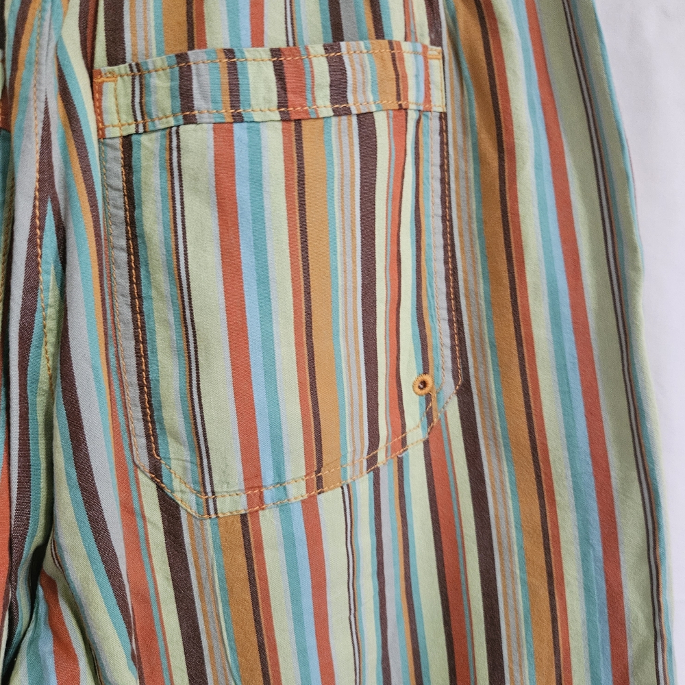 Free People Multicolor Striped Women Shorts - Picture 3 of 7